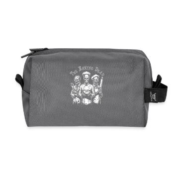 Cuisson des morts - backende Zombies - Trousse de toilette en tissu recyclé - anthracite - Devant