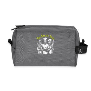 Cuisson des morts - backende Zombies - Trousse de toilette en tissu recyclé - anthracite - Devant