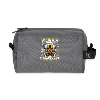 Gangster Syndikat - Recycelte Kulturtasche - Anthrazit - Vorne
