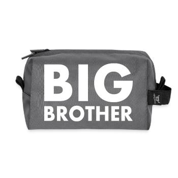 Big brother - Trousse de toilette en tissu recyclé - anthracite - Devant