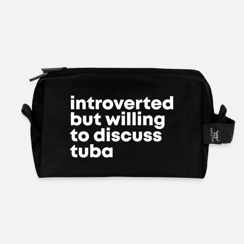 Tuba - Recycelte Kulturtasche - Schwarz