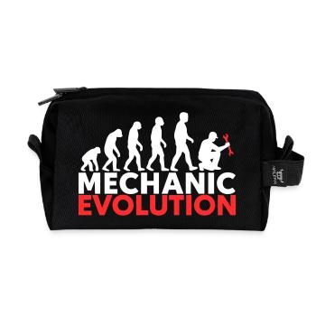 Mechanic Evolution Schrauber - Recycelte Kulturtasche - Schwarz - Vorne