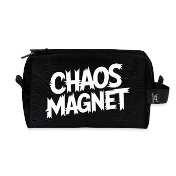 Chaos Magnet - Recycelte Kulturtasche - Schwarz - Vorne