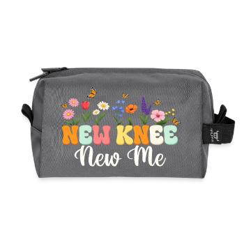 Neues Knie, neue Ich-Ersatzersatz-Erholung - Recycelte Kulturtasche - Anthrazit - Vorne
