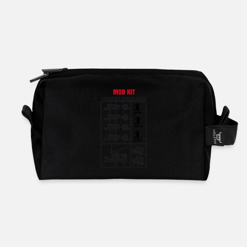 mod_kit - Recycelte Kulturtasche - Schwarz