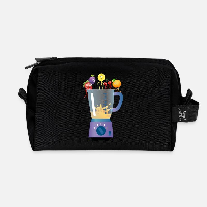Smoothie - Recycelte Kulturtasche - Schwarz