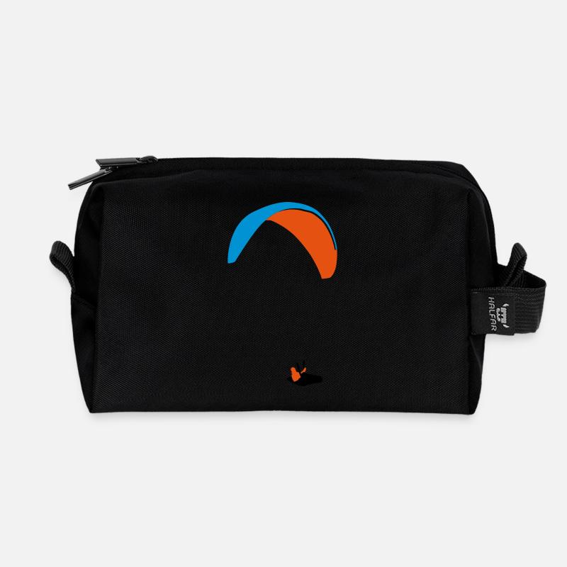 Paraglider - Gleitschirm XC - Recycelte Kulturtasche - Schwarz