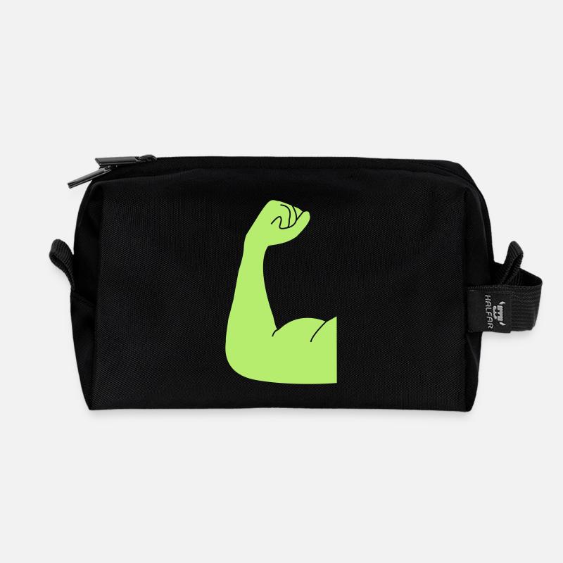 fit - Recycelte Kulturtasche - Schwarz