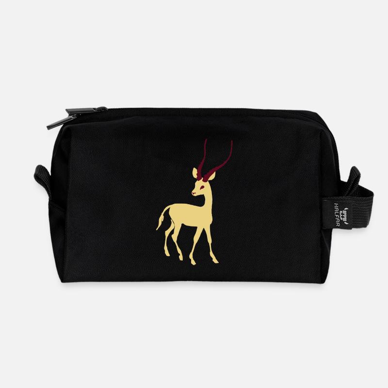 Gazelle - Recycled Toiletry Zip Bag - black