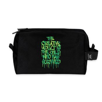 The Creative Adult is the Child Who Has Survived - Recycelte Kulturtasche - Schwarz - Vorne