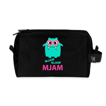 Mjam - Recycled Toiletry Zip Bag - black - Front