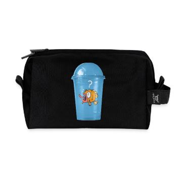 Plastik Frei - Recycelte Kulturtasche - Schwarz - Vorne