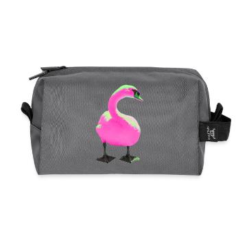 Schwan - Recycelte Kulturtasche - Anthrazit - Vorne