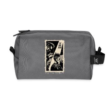 Punk Barber scharfe Schnitte - Recycelte Kulturtasche - Anthrazit - Vorne