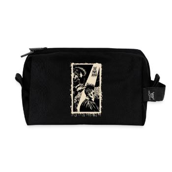Punk Barber scharfe Schnitte - Recycelte Kulturtasche - Schwarz - Vorne