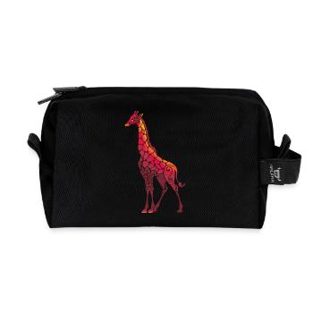 Art de la girafe - Trousse de toilette en tissu recyclé - noir - Devant