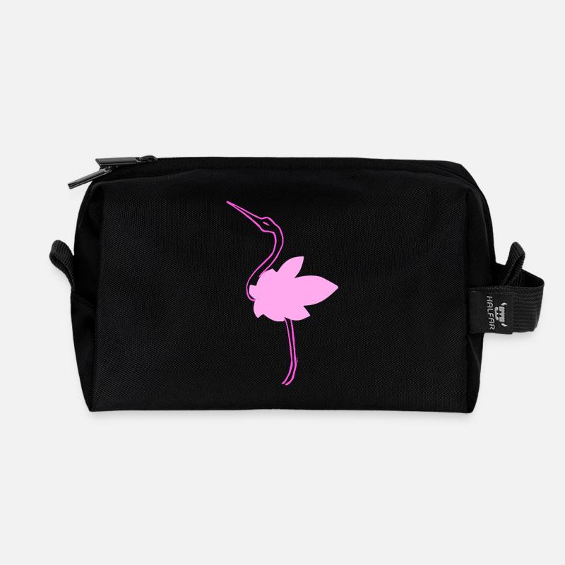 Stork - Recycled Toiletry Zip Bag - black