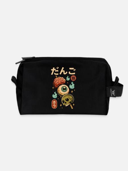 Japanischer Horror Dango - Recycelte Kulturtasche - Schwarz