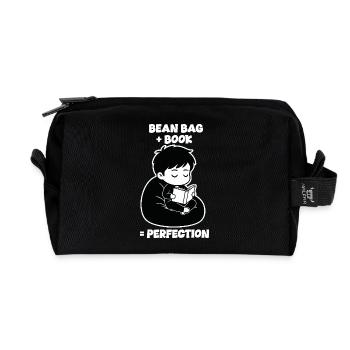 Lecteur Bean Bag Perfection Manga - Trousse de toilette en tissu recyclé - noir - Devant