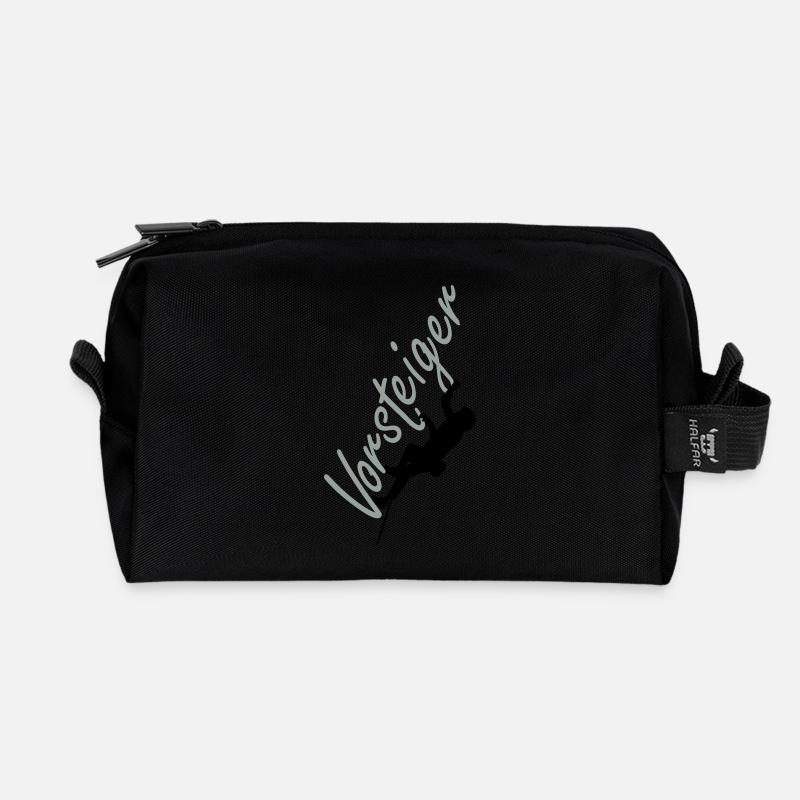 Lead climber - Recycled Toiletry Zip Bag - black