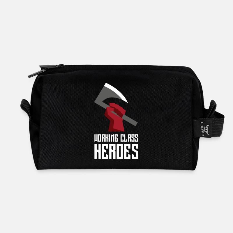 HEROES Working Class - Borsa da toilette in materiali riciclati - nero
