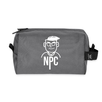 NPC Artboard 1 Copy 4 - Recycled Toiletry Zip Bag - anthracite - Front