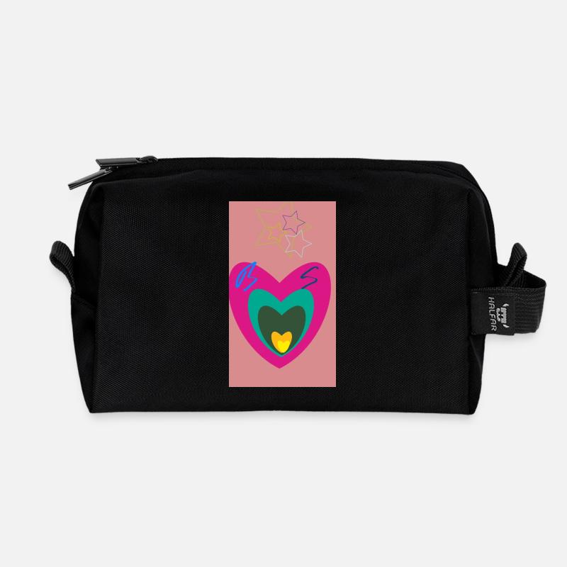 T-shirt - Recycled Toiletry Zip Bag - black