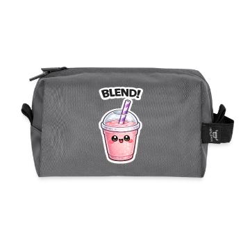 Kawaii Smoothie Becher BLEND - Recycelte Kulturtasche - Anthrazit - Vorne