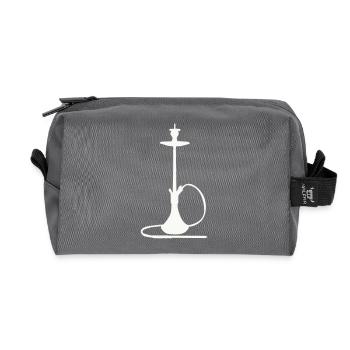 Shisha Silhouette  - Recycelte Kulturtasche - Anthrazit - Vorne
