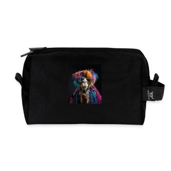 BOB - Punk - Recycled Toiletry Zip Bag - black - Front