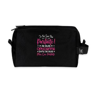 Ein mehr als perfekter Optiker, ein Traumberuf - Recycelte Kulturtasche - Schwarz - Vorne