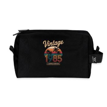Limitade Auflage 1985 - Recycelte Kulturtasche - Schwarz - Vorne