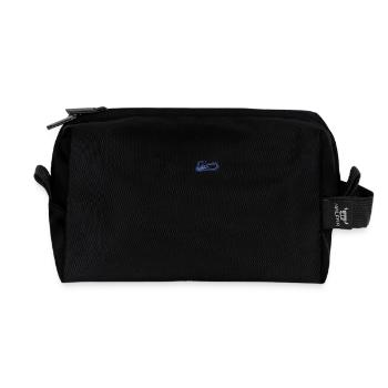 Kettensäge Motorsäge Pocket Design - Recycelte Kulturtasche - Schwarz - Vorne