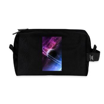 erhaltene Galaxie - Recycelte Kulturtasche - Schwarz - Vorne