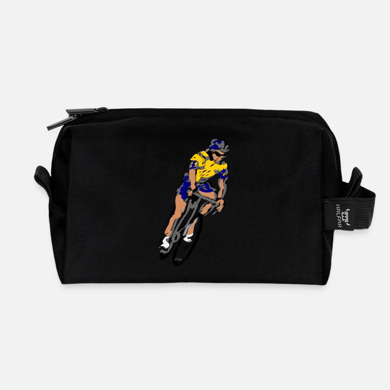 Cyclist - Recycled Toiletry Zip Bag - black
