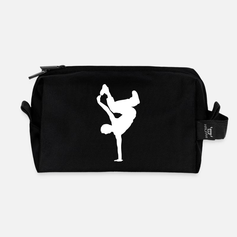 Breakdance Breaking B-Boying B-Girling Hip-Hop - Recycelte Kulturtasche - Schwarz