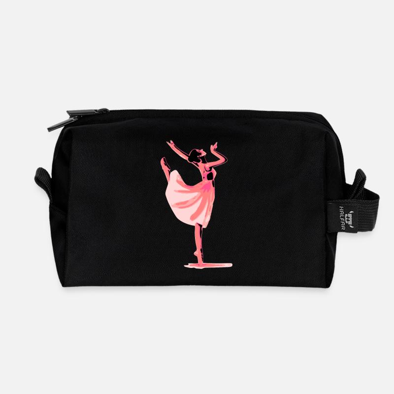 Tanzen - Recycelte Kulturtasche - Schwarz