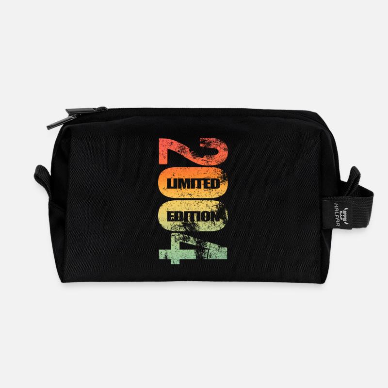 Limited Edition 2004 - Geburtstag - 2004 geboren - Recycelte Kulturtasche - Schwarz