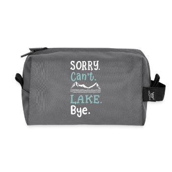 See Natur Seeliebhaber - Recycelte Kulturtasche - Anthrazit - Vorne