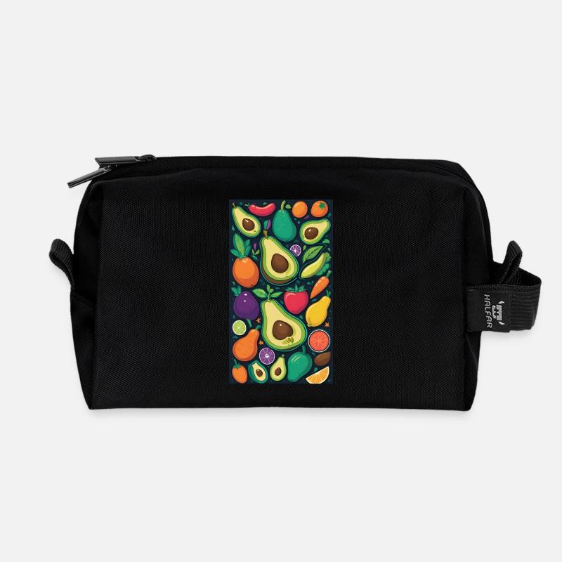 Vegan - Recycelte Kulturtasche - Schwarz