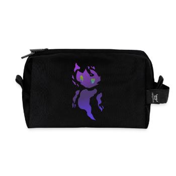 Design spectre - Trousse de toilette en tissu recyclé - noir - Devant