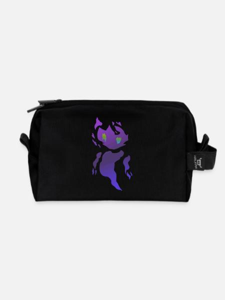 Design spectre - Trousse de toilette en tissu recyclé - noir