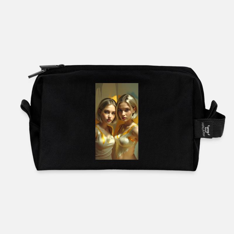 SWS GIRL - Recycelte Kulturtasche - Schwarz