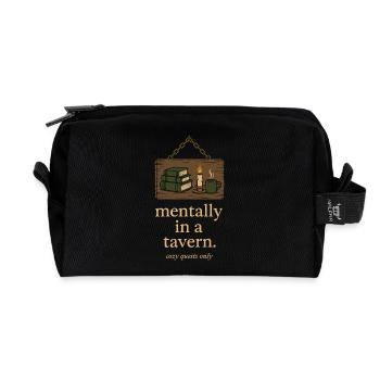 Booktok Fantasy Bookish Humor Geschenk Für - Recycelte Kulturtasche - Schwarz - Vorne