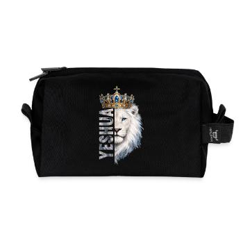 Löwe Von Juda, König Jesus, Sohn Jahwes, Christ - Recycelte Kulturtasche - Schwarz - Vorne