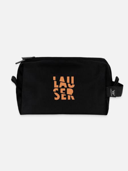 Lauser - Recycelte Kulturtasche - Schwarz