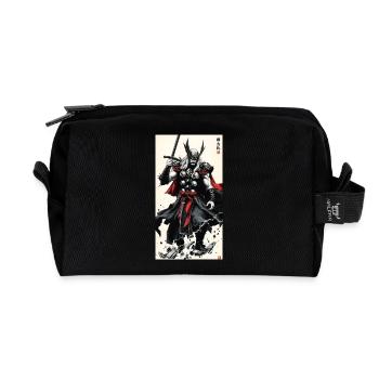 Samurai Thor - Recycelte Kulturtasche - Schwarz - Vorne
