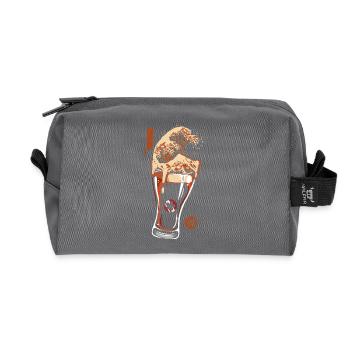 Great Wave Glasbier - Recycelte Kulturtasche - Anthrazit - Vorne