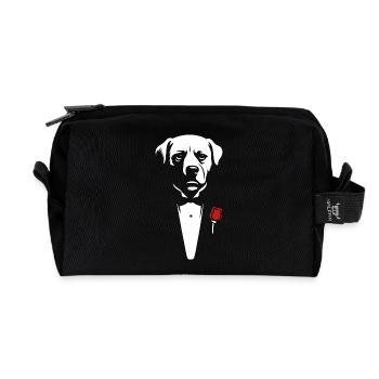 An offer you can't refuse - Recycled Toiletry Zip Bag - black - Front