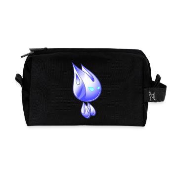 Être de lumière I - Trousse de toilette en tissu recyclé - noir - Devant